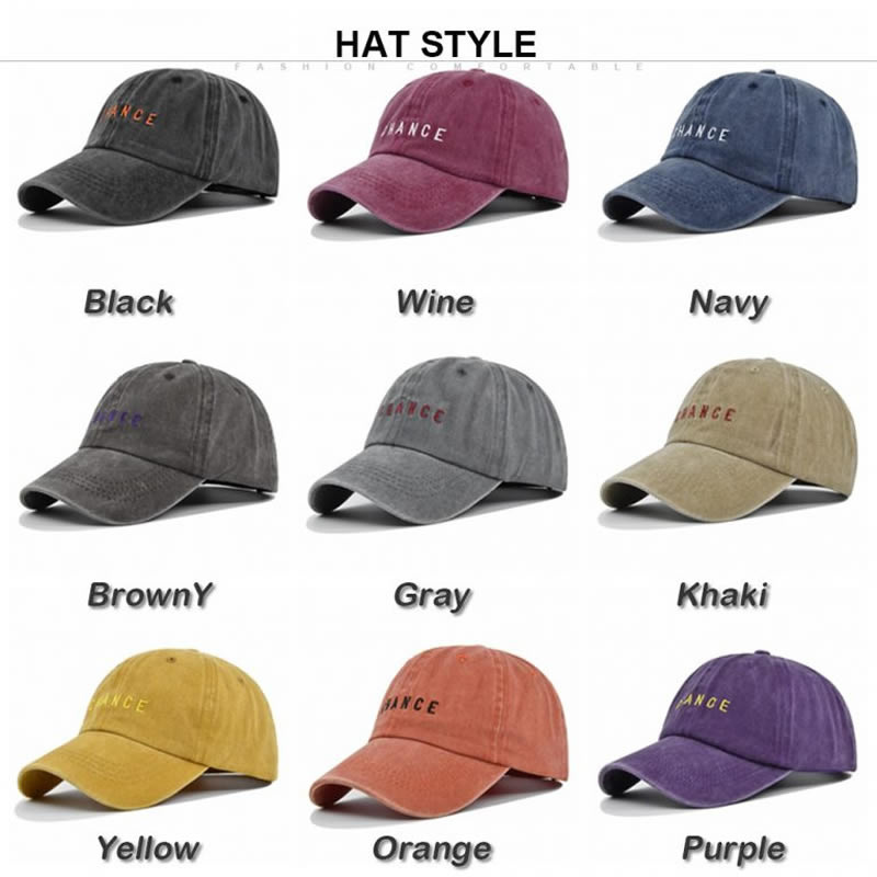 Custom Logo Outdoor Caps Washed Baseball Cap Embroidered Do Old Cowboy Hats Sun For Men And Women 5