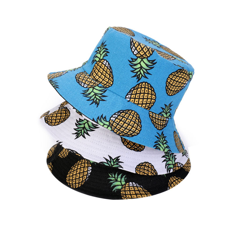 Printed Pineapple Bucket Hat JSNY 0729 3 5 1