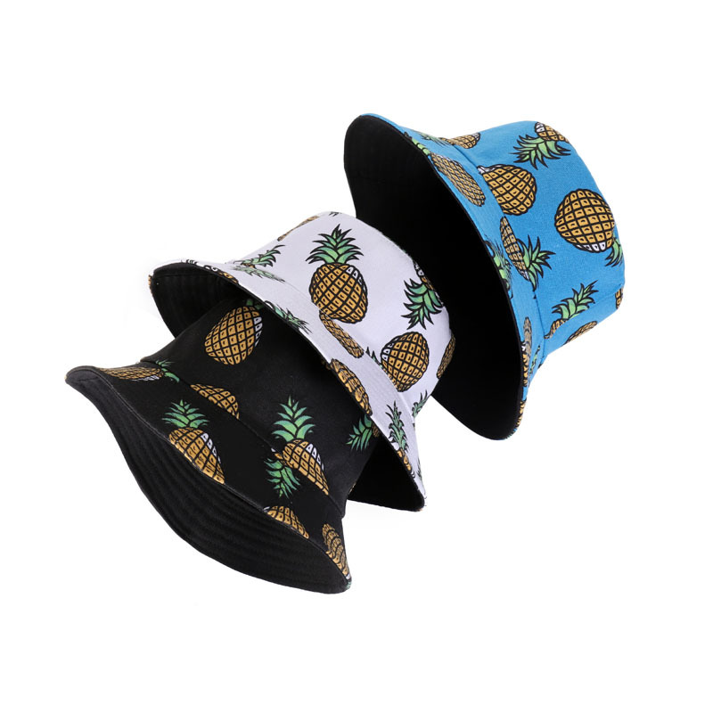 Printed Pineapple Bucket Hat JSNY 0729 3 8 1