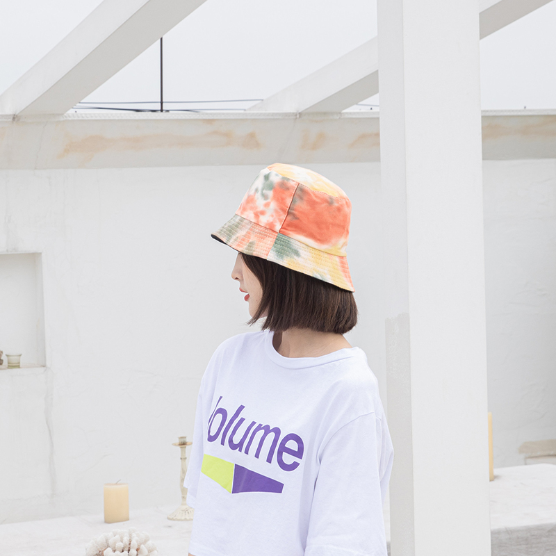 Tie Dye Fishermans Bucket Hat Double Side Wearing JSN0729 3 4 1